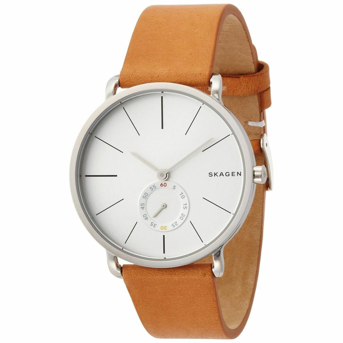 Skagen Men`s SKW6215 `hagen` Brown Leather Watch