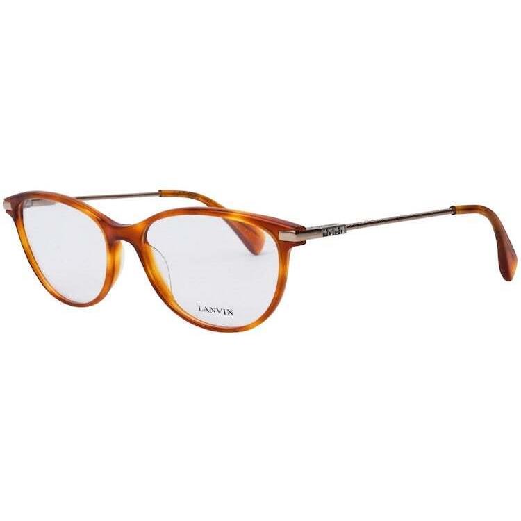 Lanvin VLN744S-06ZG-53 Havana Eyeglasses