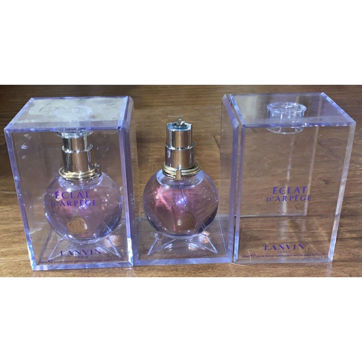 Eclat D`arpege by Lanvin 1.7 Oz/ 50 ml Eau de Parfum Edp Spray Women Lot of 2