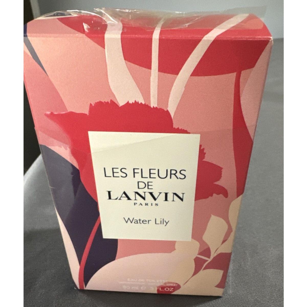 Les Fleurs De Lanvin Water Lily Perfume By Lanvin Edt Spray 3oz/90ml For Women