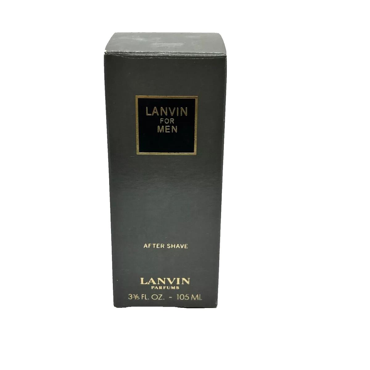 Vintage Lanvin For Men 3 3/5 Fl oz/105 ml After Shave Rare