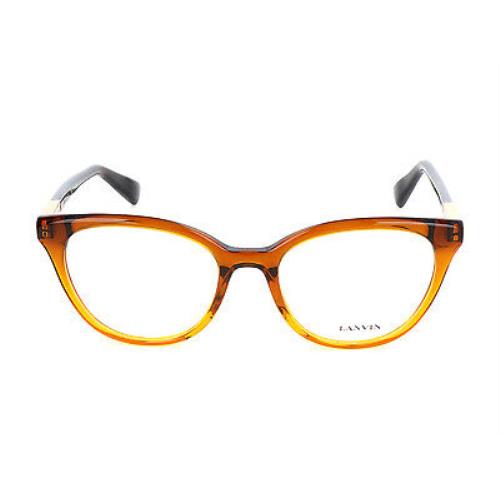 Lanvin VLN709-01G8-50 Brown Eyeglasses