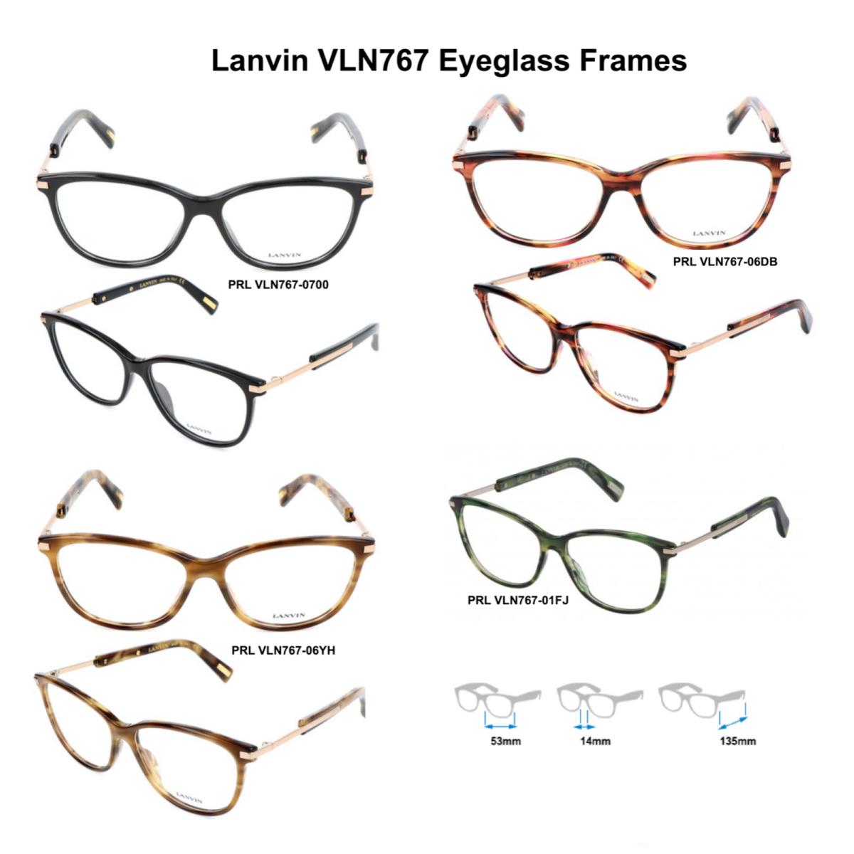 Lanvin VLN767-01FJ-53 Multiple Eyeglasses