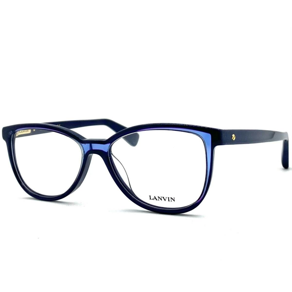 Lanvin VLN749M-01CU-53 Blue Eyeglasses