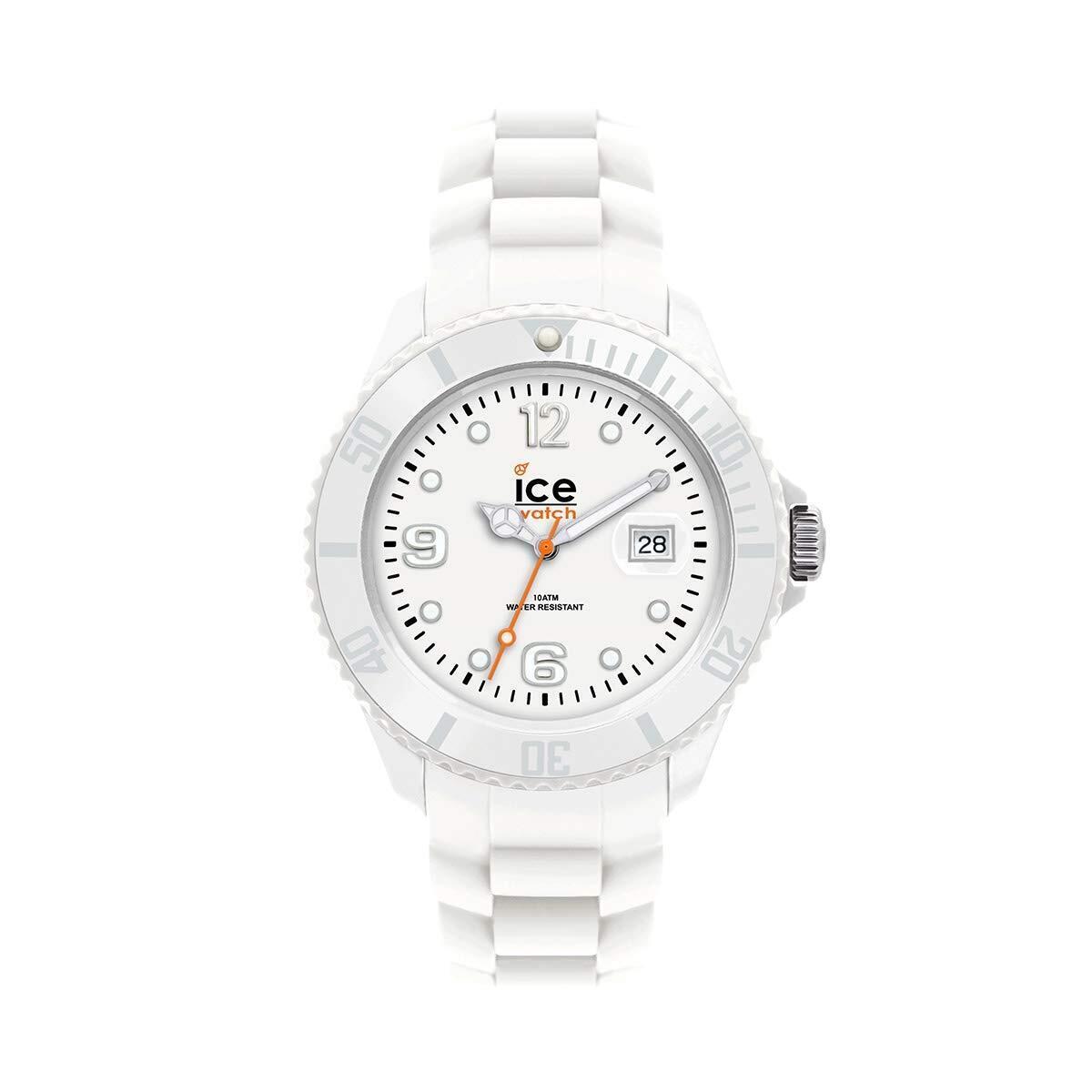 Ice-watch - Ice Forever White - Wristwatch with Silicon Strap Medium 40 mm