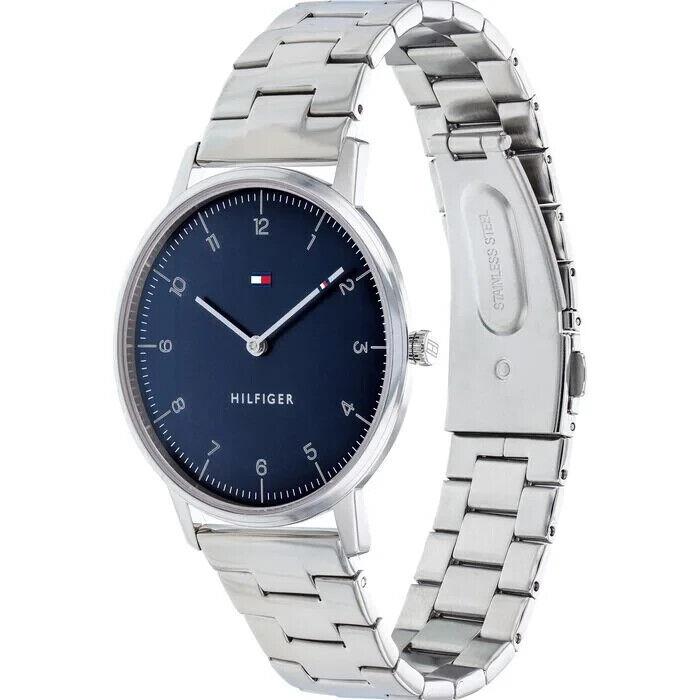 Tommy Hilfiger Men`s Watch 41mm Stainless Steel Blue Dial 1791581