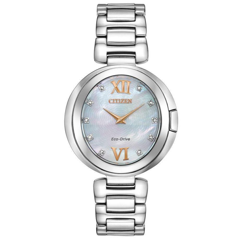 Citizen Capella EX1510-59D Mother of Pear Dial Stainless Steel Women`s Watch