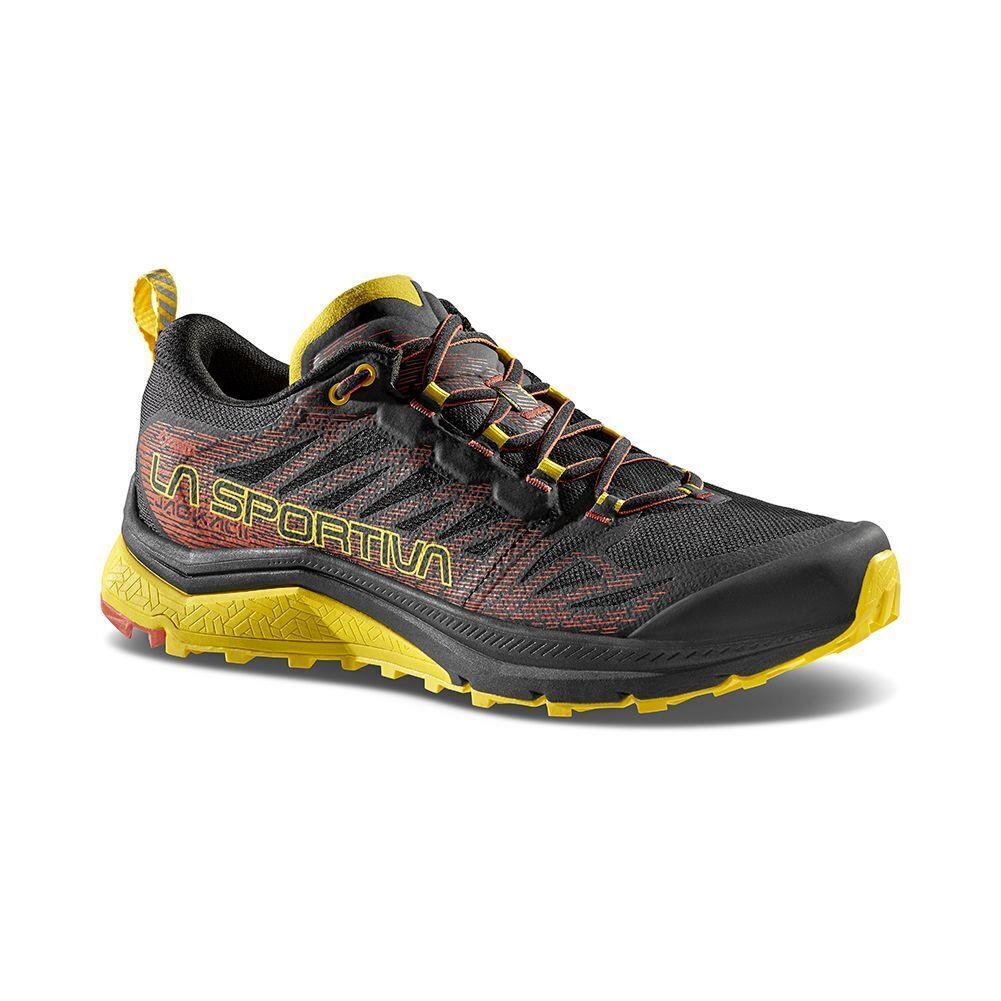 La Sportiva Jackal II Gtx Men`s Trail Running Shoes Black/yellow M42.5