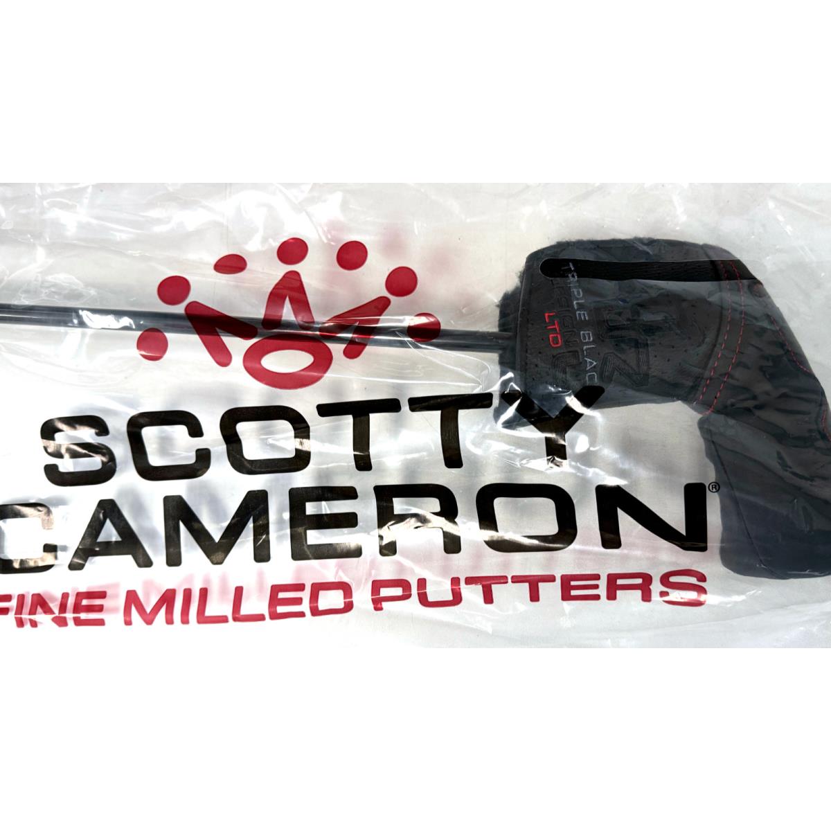 RH Scotty Cameron B3 Triple Black Ltd Catalina Putter - 34