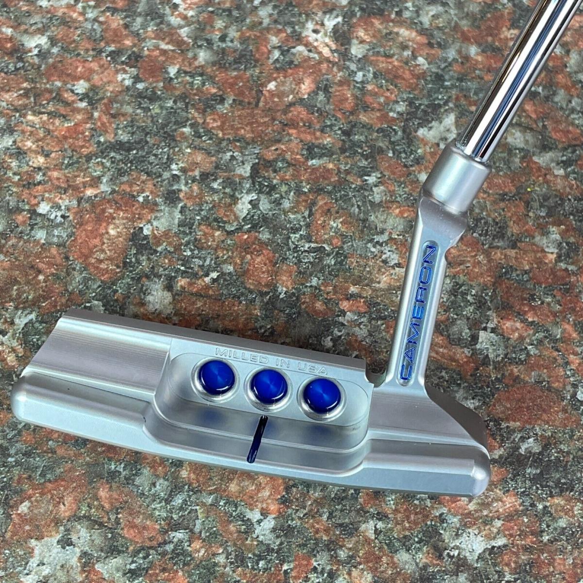 Scotty Cameron Super Select LH Newport 2 Custom Blue Paint 34 /354g Lefty