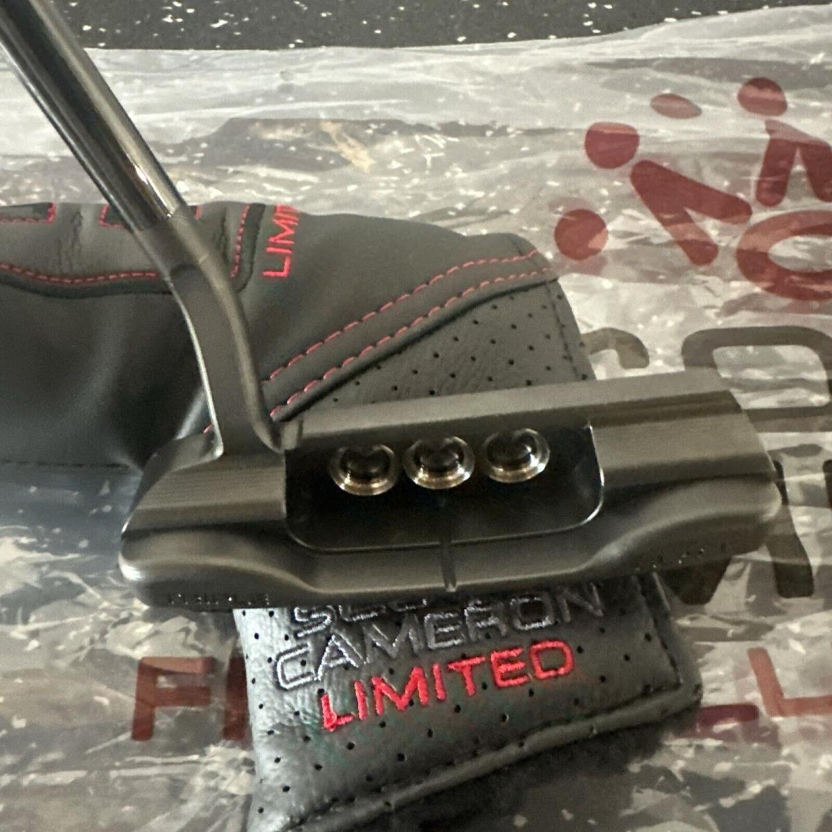 Titleist Scotty Cameron B3 Triple Black Design Ltd Santa Fe 34 Putter RH