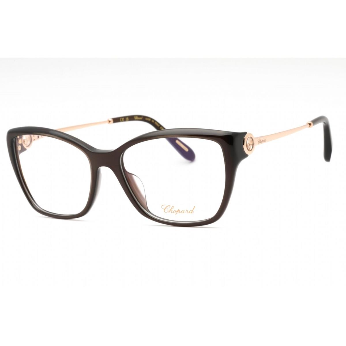 Chopard Women`s Eyeglasses Violet Black Plastic Cat Eye Full Rim VCH322S 01KA