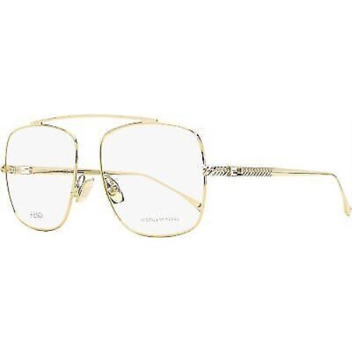 Fendi Square Eyeglasses FF0445 J5G Gold 57mm 445