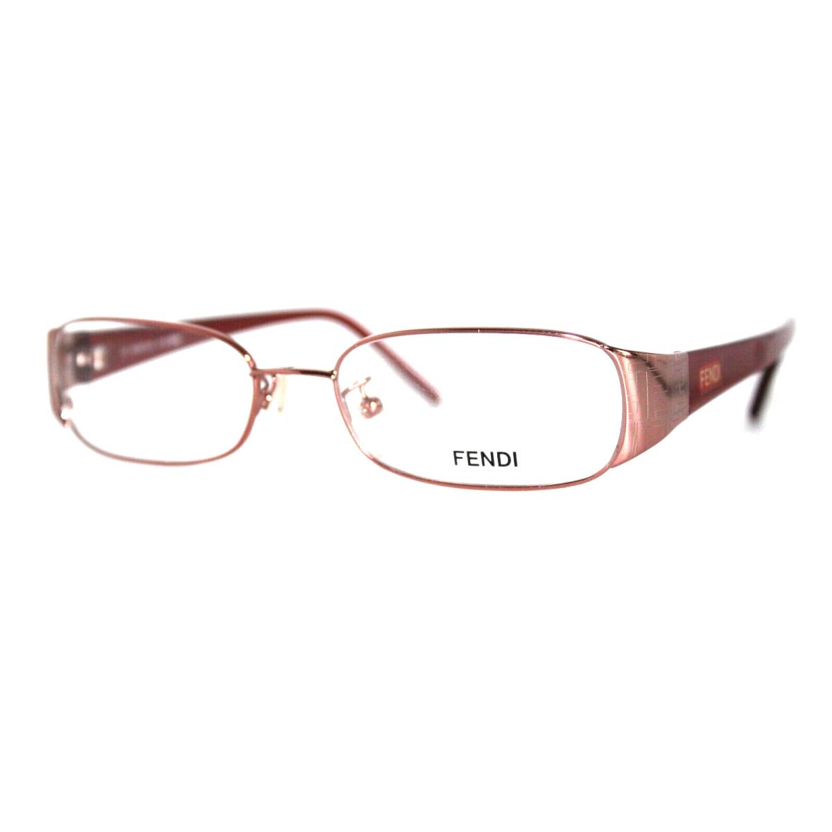 Fendi F653 749 Bronze Orange Eyeglasses Frames 50-16-135MM W/case - Frame: Orange