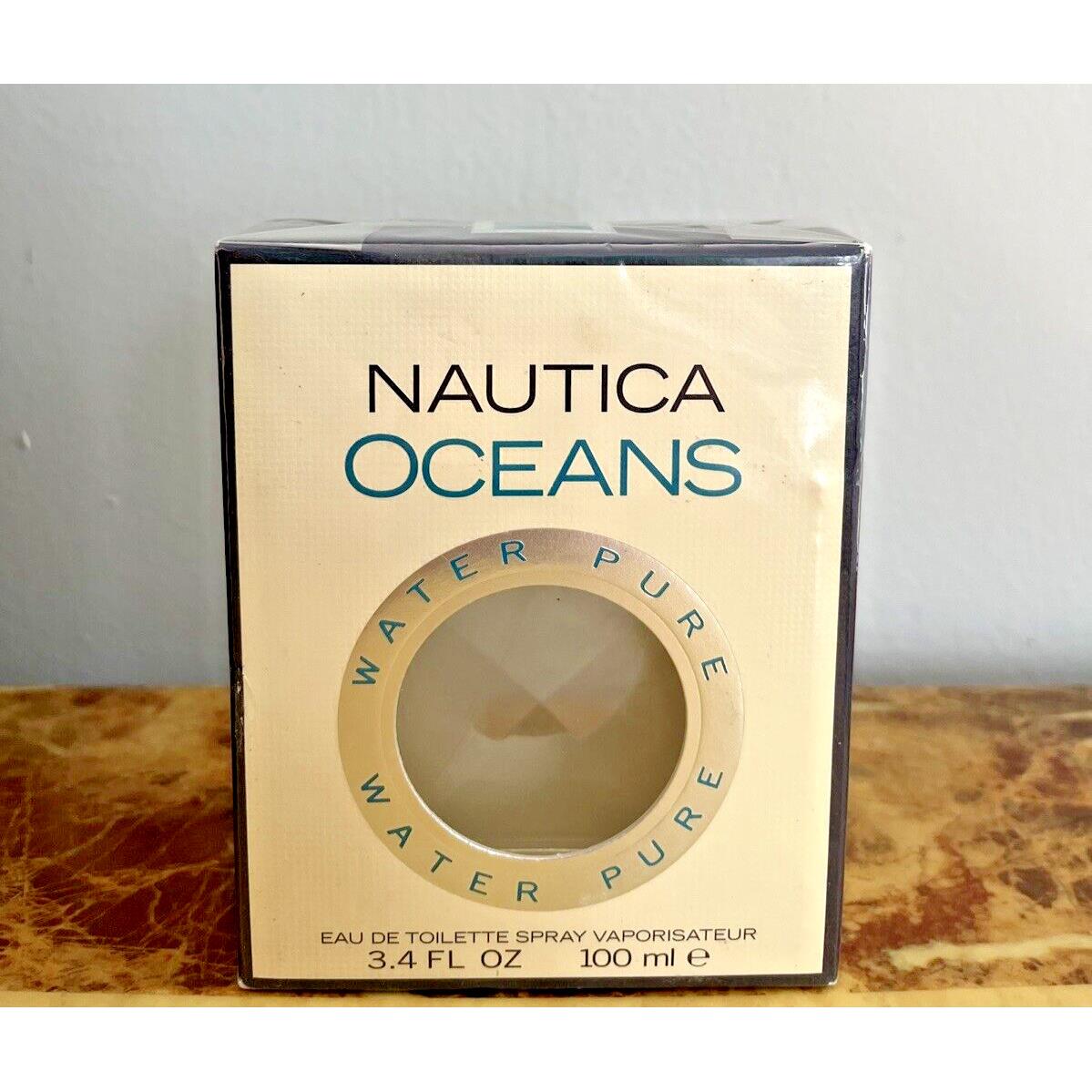 Nautica Oceans Pure Water by Nautica 3.4 oz / 100ml Edt Spray Men Cologne