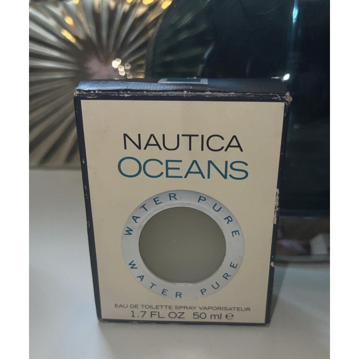 Nautica Oceans 1.7oz Men`s Eau de Toilette Spray Vaporisateur Water Pure Read