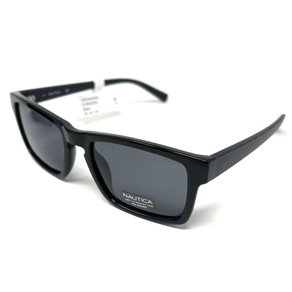 Nautica Men`s N9209S WM Black Sport Sunglasses 55-19-145mm W/ Case