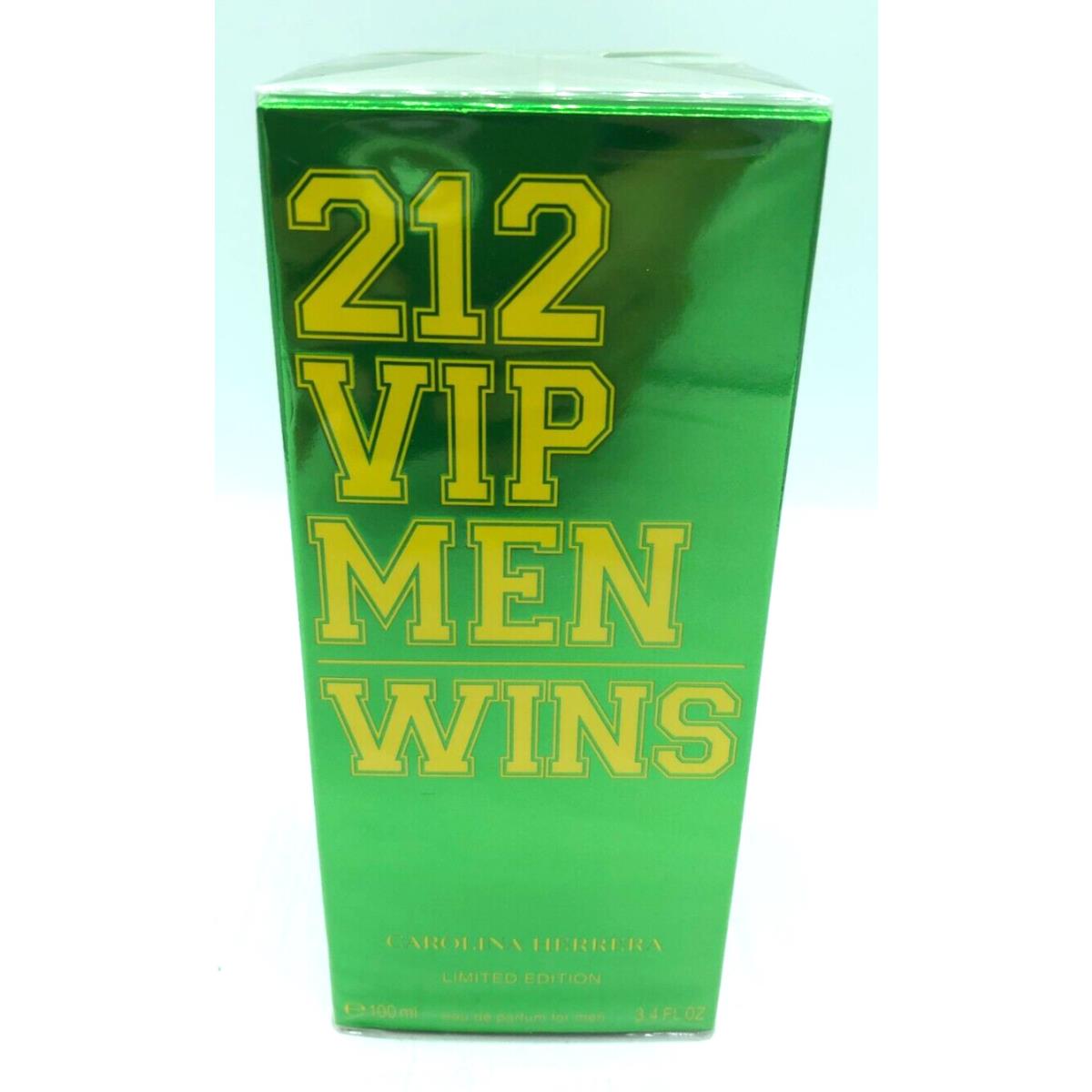 212 Vip Wins Carolina Herrera 3.4 Oz 100ml Edp Spray Limited Edition For Men