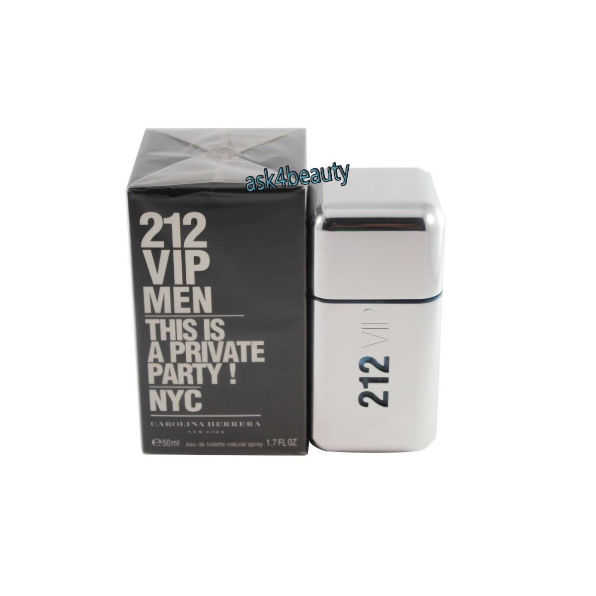 212 Vip Men by Carolina Herrera 1.7oz/50ml Edt Spray For Men