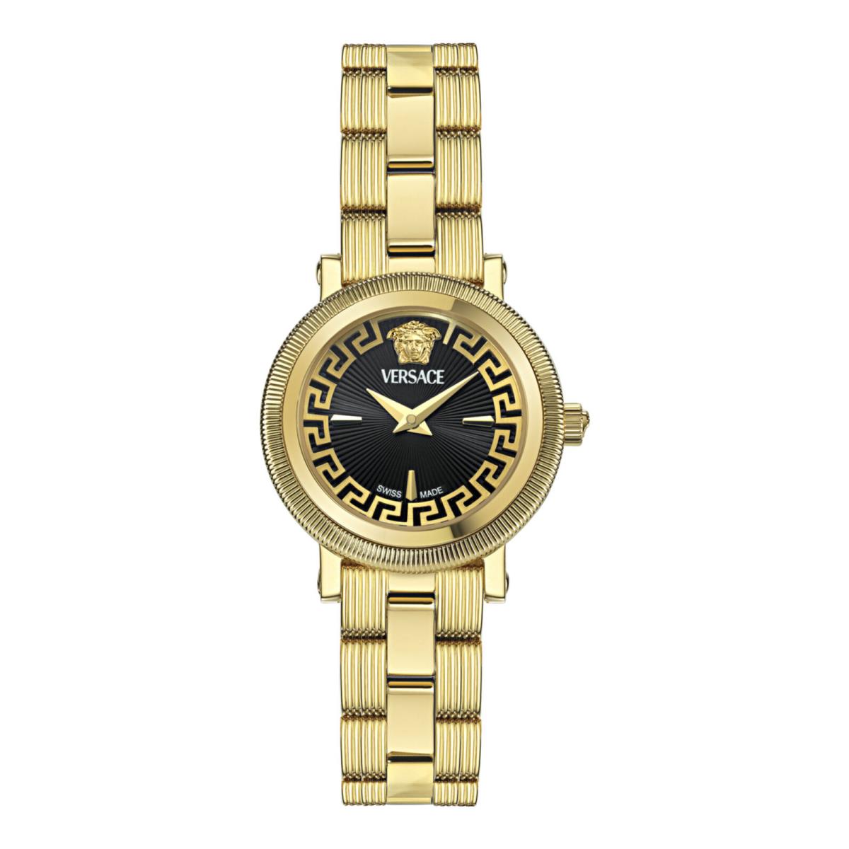 Versace Womens IP Yellow Gold 28mm Bracelet Fashion Watch