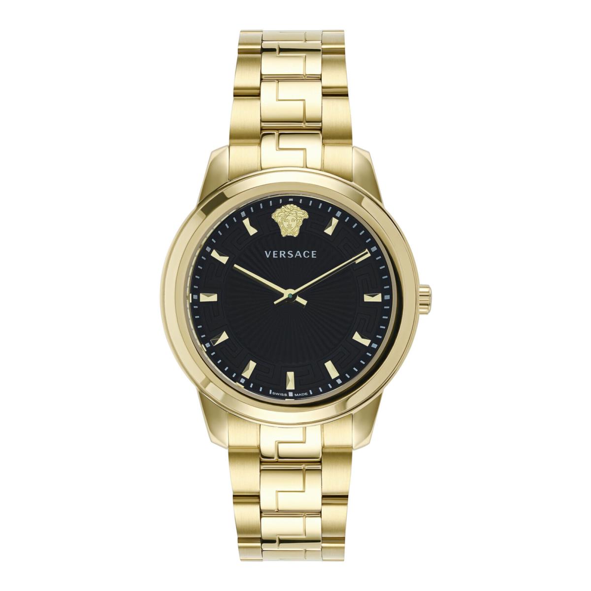 Versace Womens Greca Gold 38mm Bracelet Fashion Watch