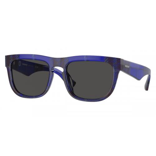 Burberry Men`s 56mm Checker Blue Sunglasses BE4431U-411487-56