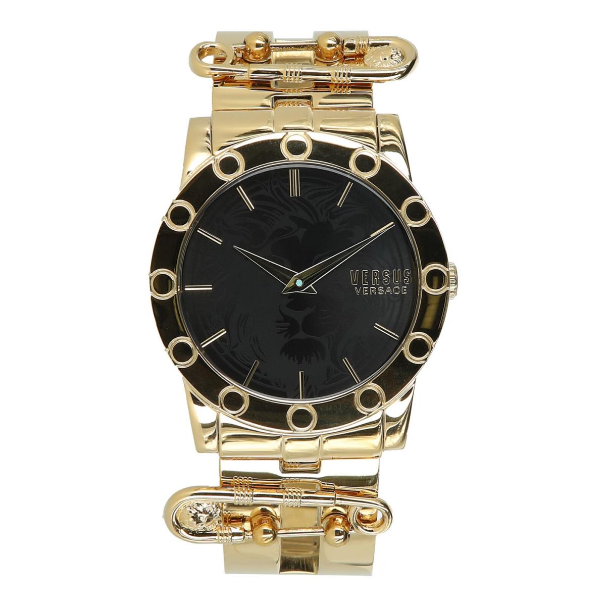 Versus Versace Womens Miami Yellow Gold 40mm Bracelet Fashion Watch