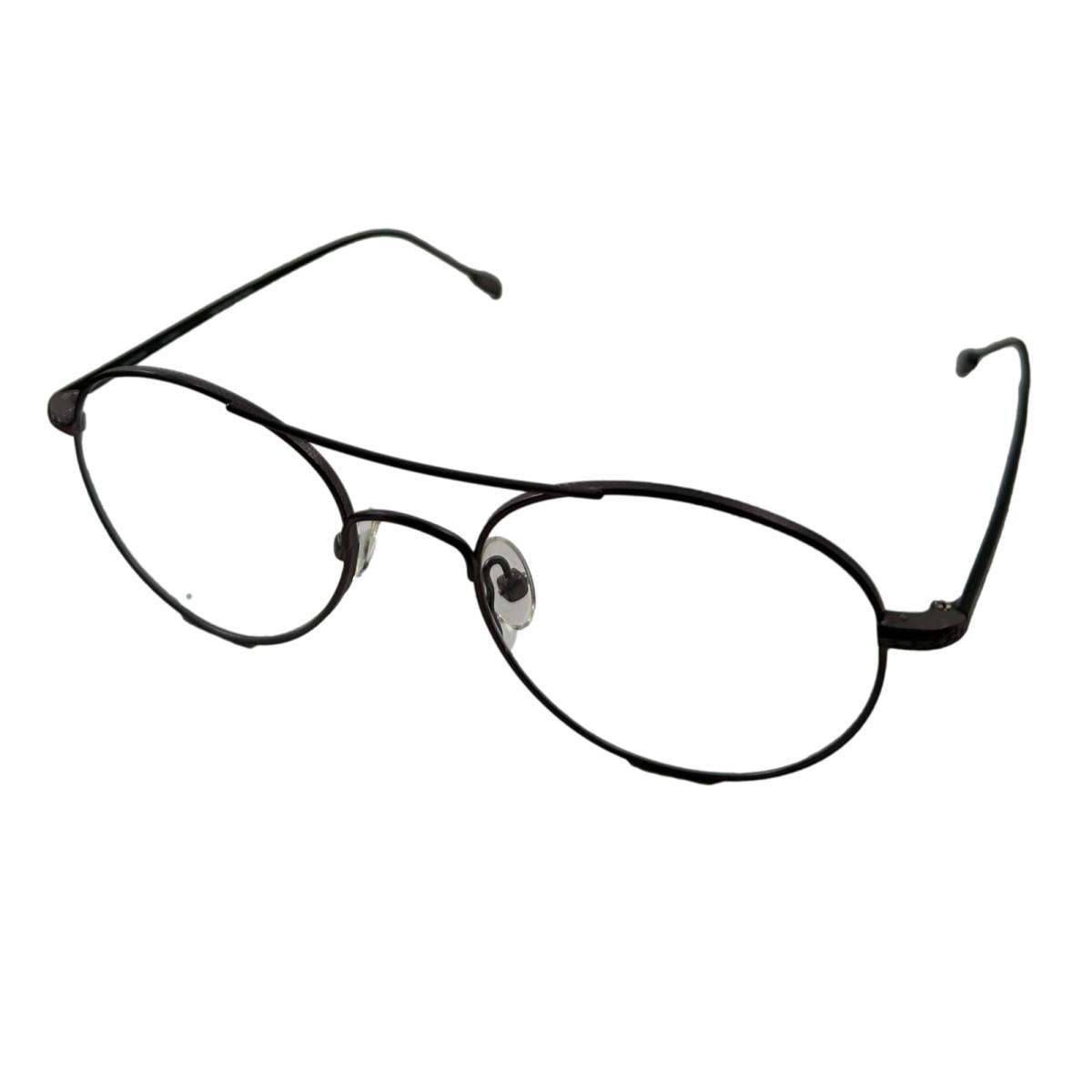 John Varvatos Mens Eyeglass Round Gunmetal / Metal V158 51mm