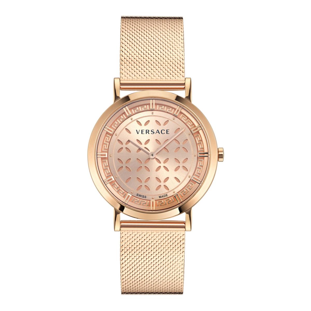 Versace Womens Versace Generation Rose Gold 36mm Bracelet Fashion Watch