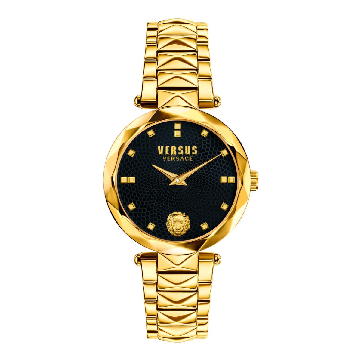 Versus Versace Womens Covent Garden Gold 36mm Bracelet Fashion Watch