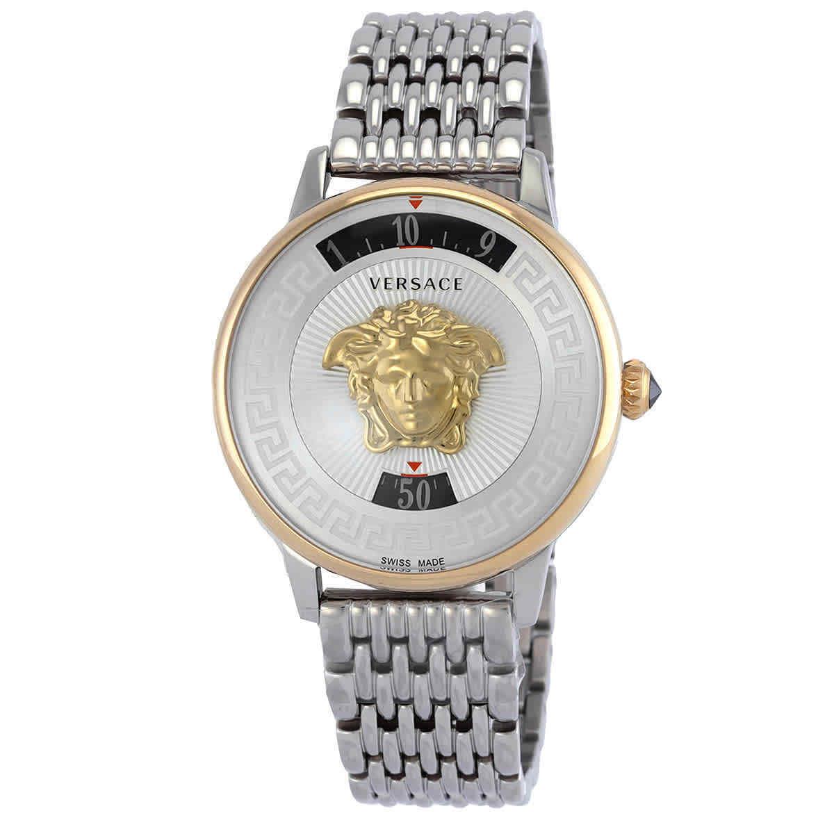 Versace Medusa Icon Quartz Silver Dial Ladies Watch VEZ200321