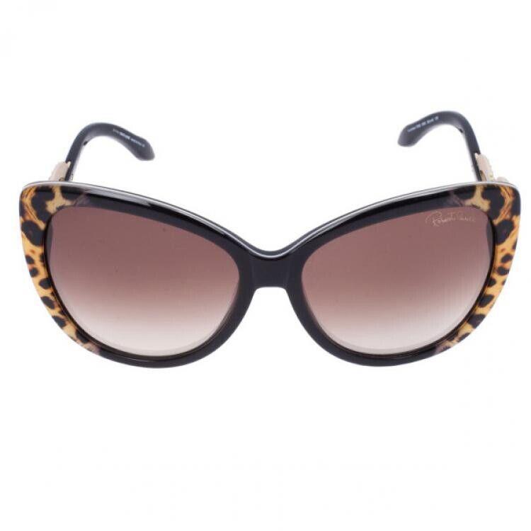 Roberto Cavalli RC736S 05G Black Brown/leopard/serpent Kurumba Sunglasses Italy