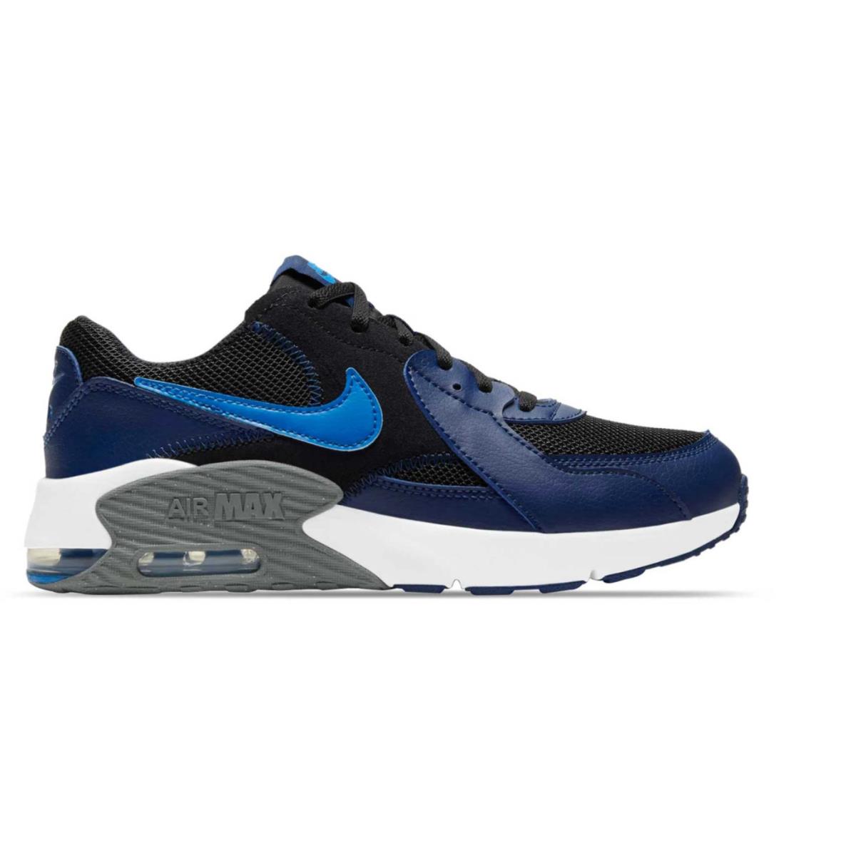 Big Kids Nike Air Max Excee Black/grey/blue CD6894 009