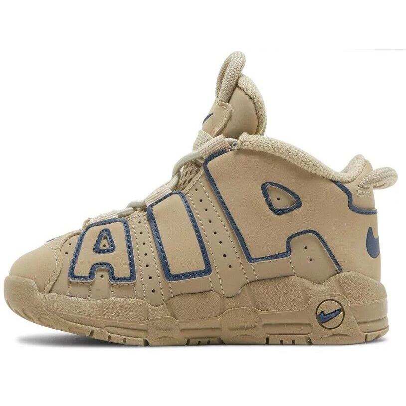 Toddler`s Nike Air More Uptempo Limestone/valerian Blue DQ6202 200