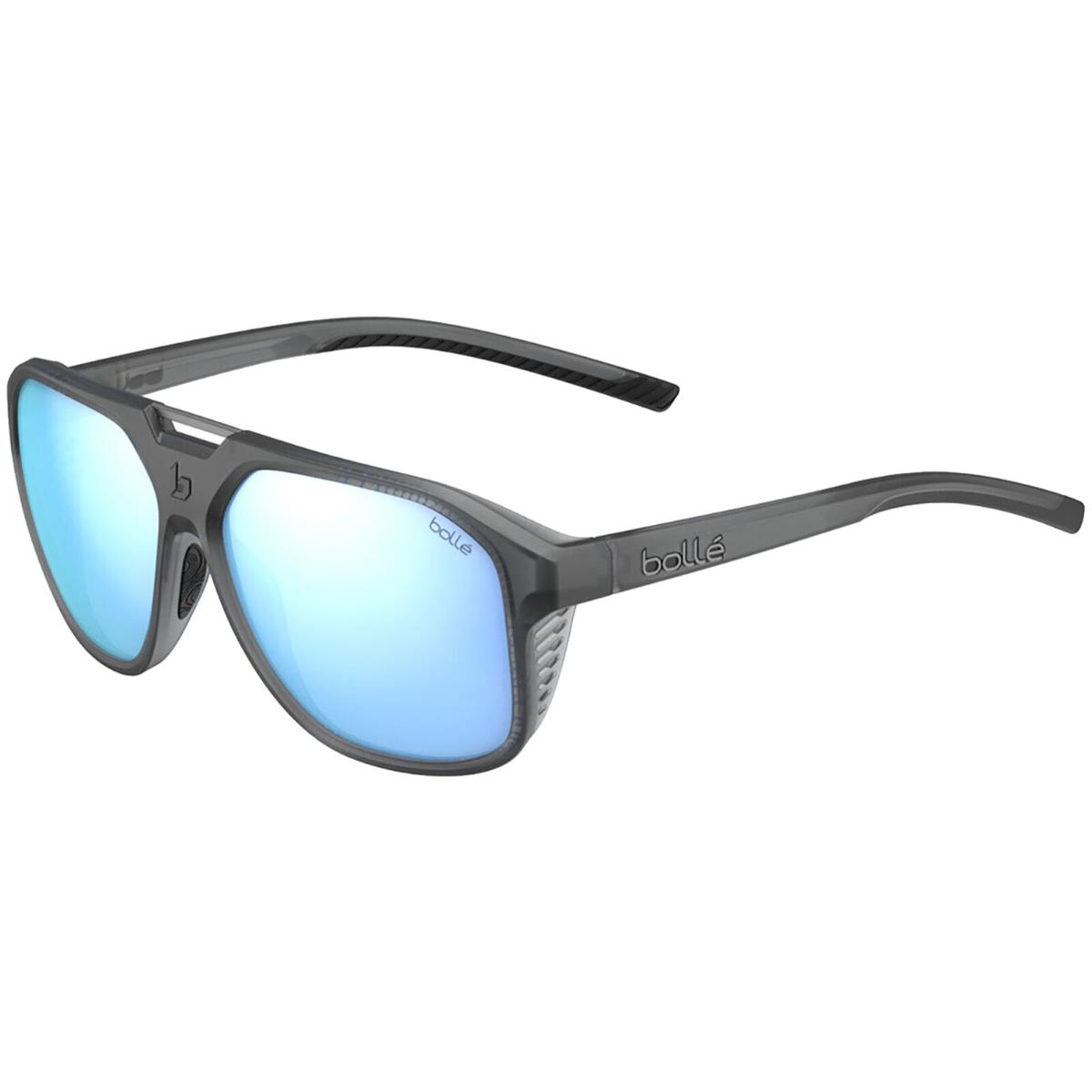 Bolle Arcadia Polarized Black Frost Pilot Sunglasses - BS037004