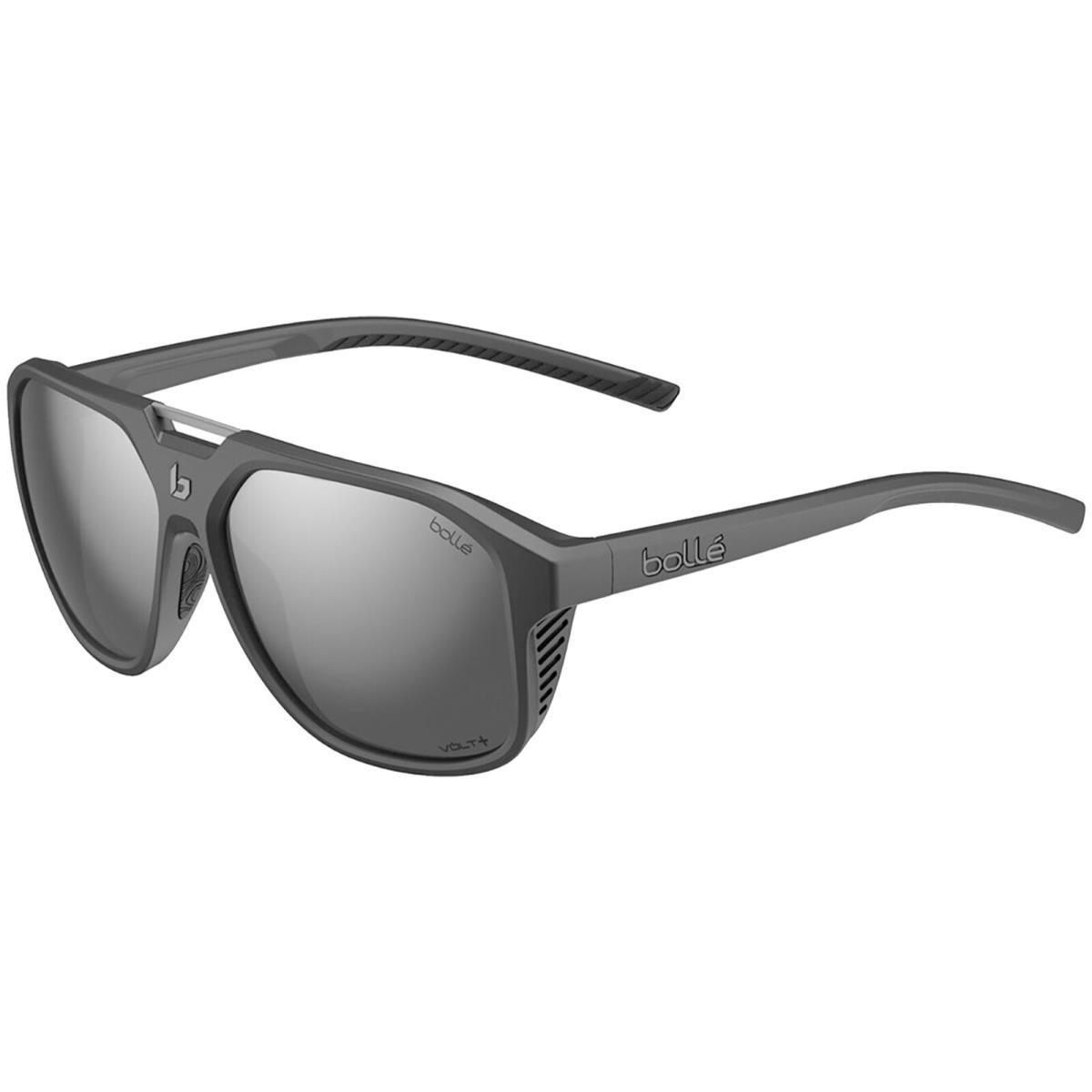 Bolle Arcadia Polarized Volt+ Matte Black Pilot Sunglasses - BS037001