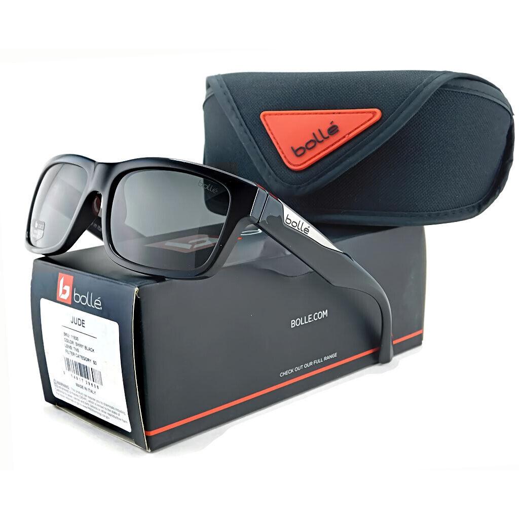 Bolle Jude Sunglasses 11830 Shiny Black / Tns Lens