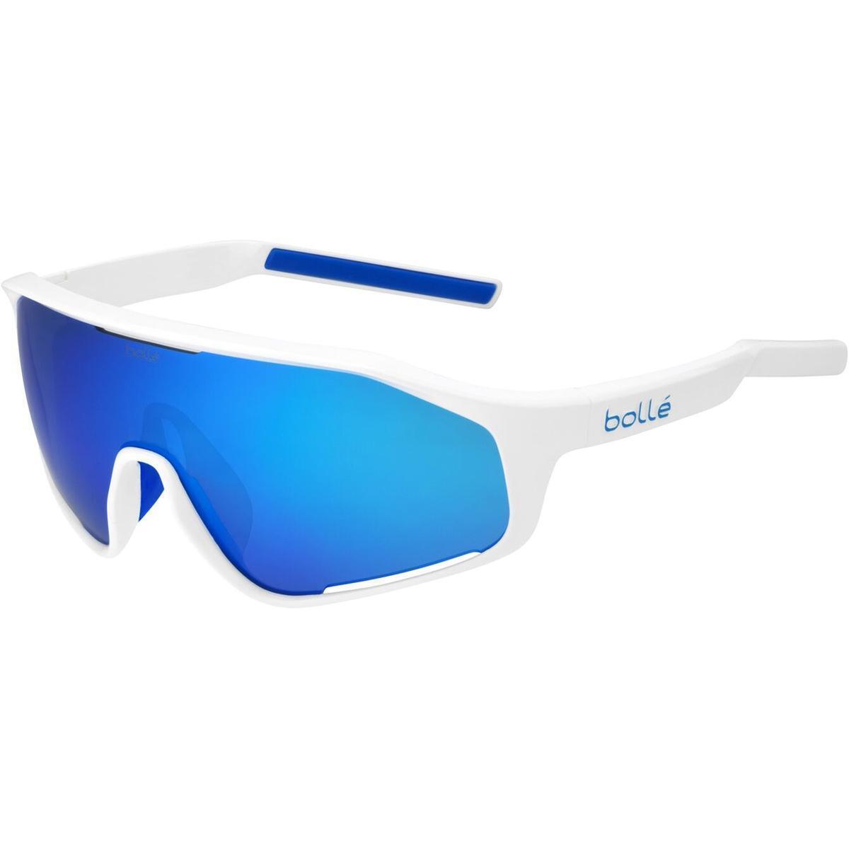 Bolle Shifter Sunglasses White Shiny Brown Blue