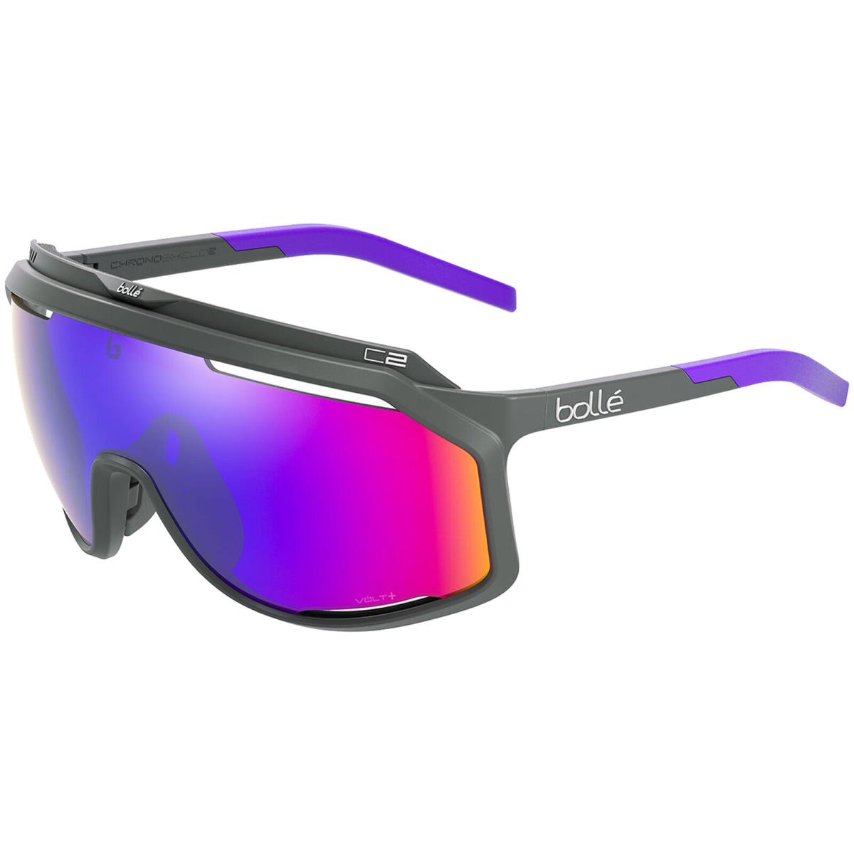 Bolle Chronoshield Polarized Volt+ Titanium Mt Shield Sunglasses BS018002 Taiwan