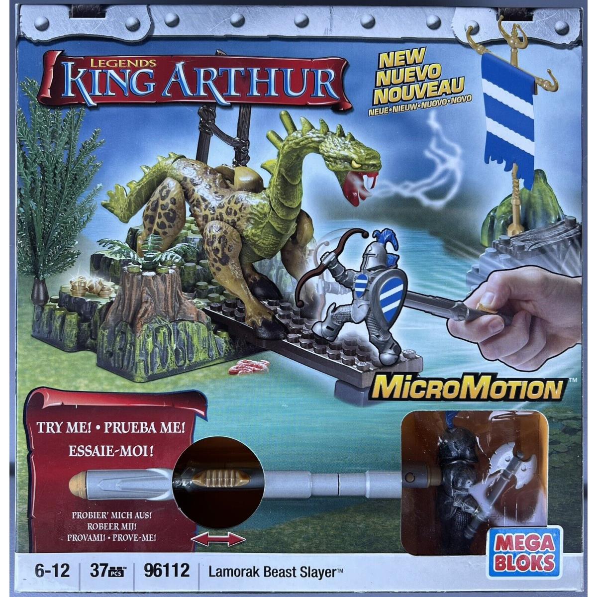 Mega Bloks King Arthur Lamorak Beast Slayer Set 96112