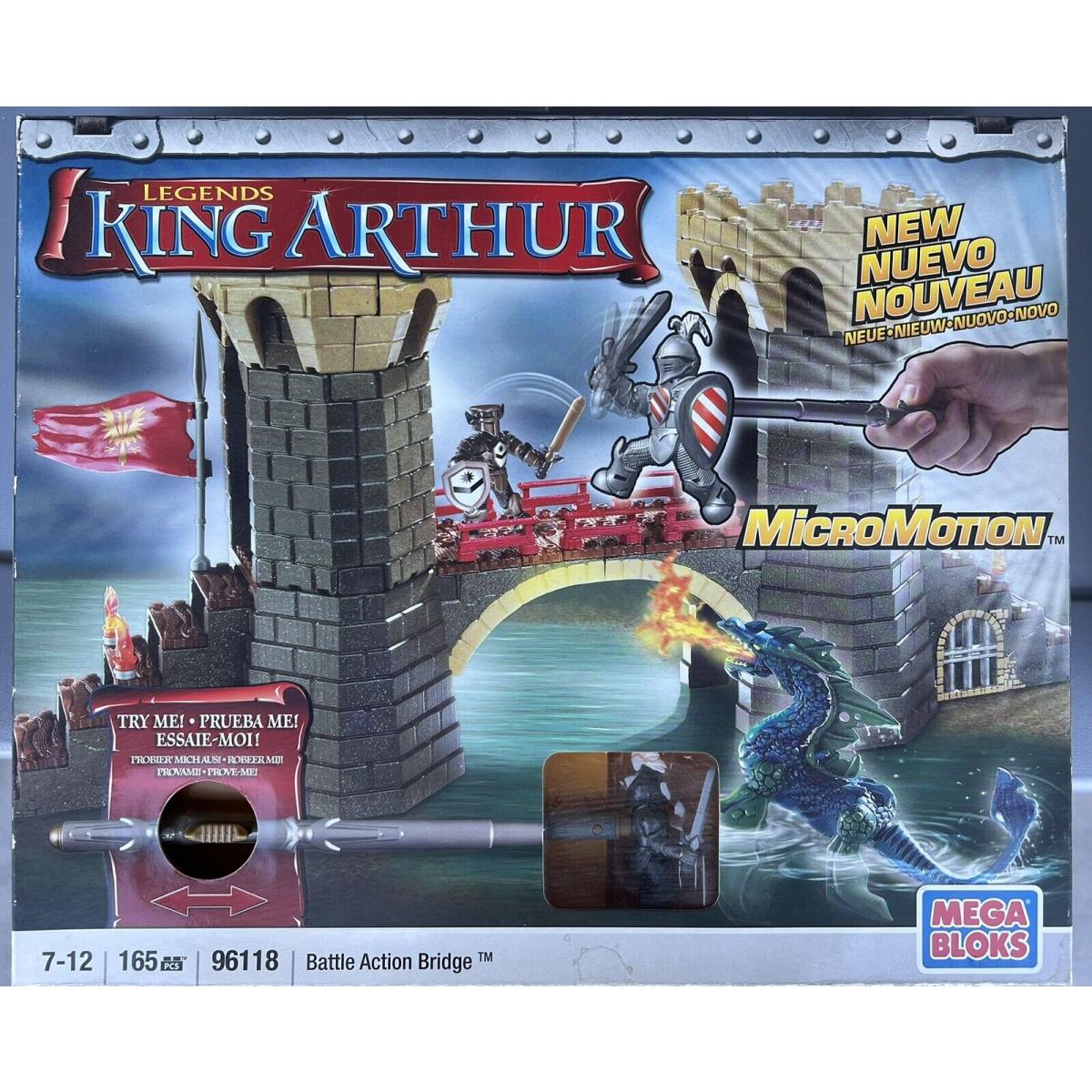 Mega Bloks King Arthur Battle Action Bridge 96118