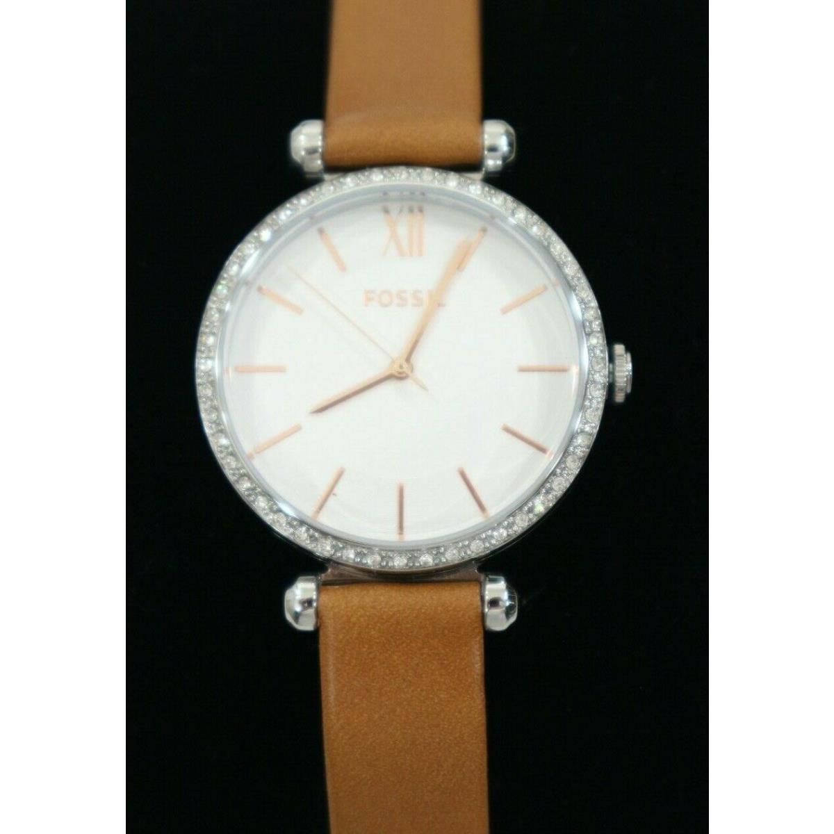 Fossil BQ3499 Tillie Three-hand Brown Leather Ladies Watch