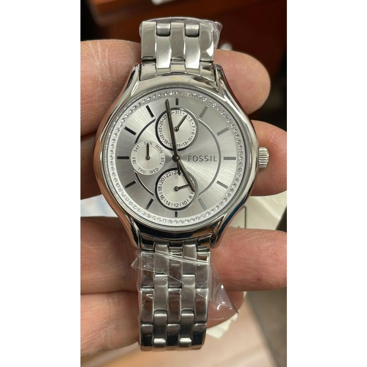 Fossil BQ1580 Daydreamer Silver Dial Stainless Steel Multifunction Women`s Watch