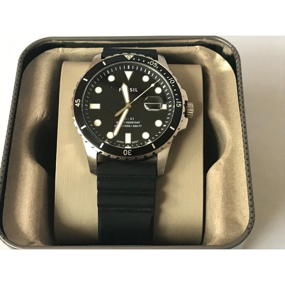 Fossil FB-01 Three Hand Silicon Dive Watch FS5660