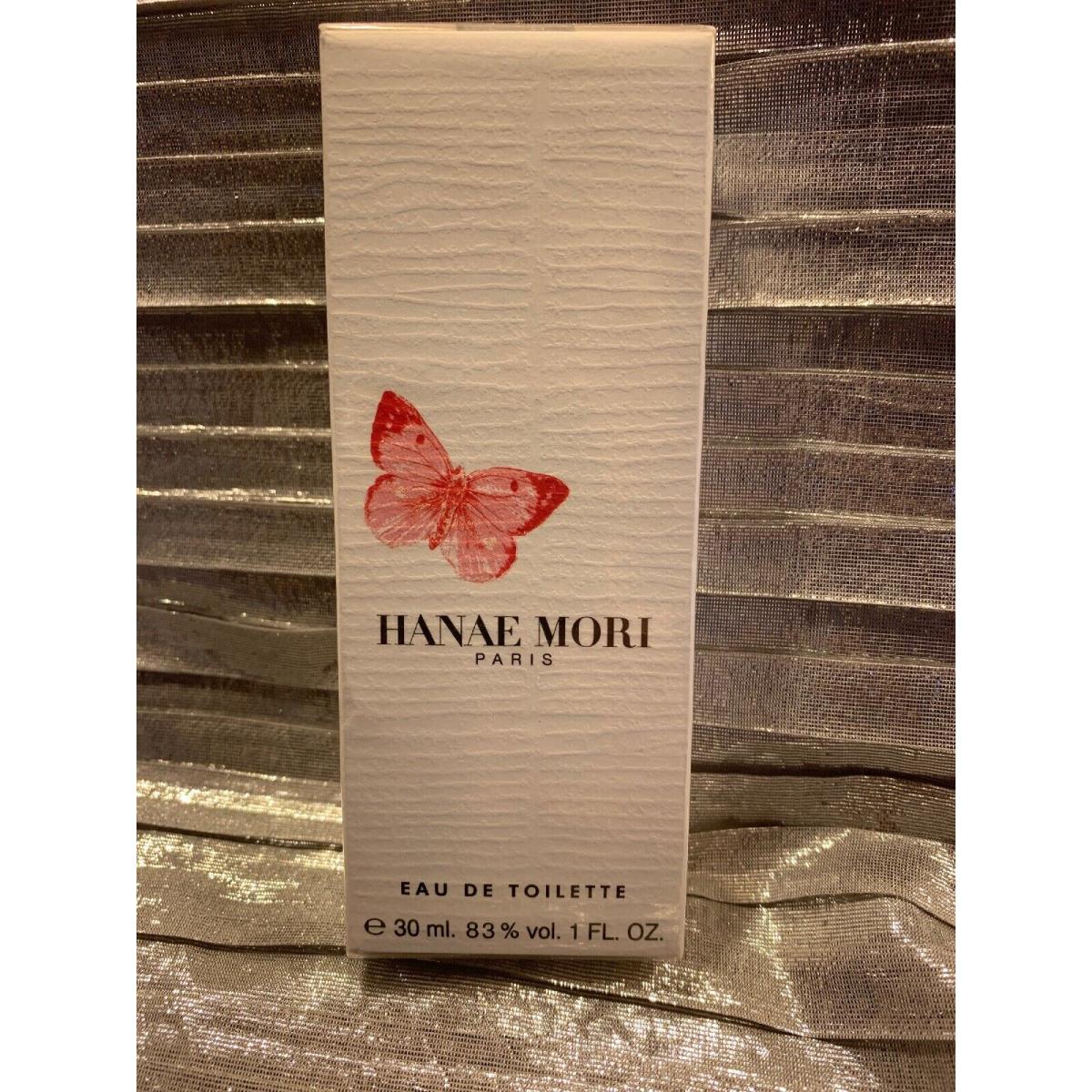 Auth. Hanae Mori Eau DE Toilette 30 Ml./ 1 Oz. Travel - Rare Scent