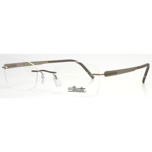 Silhouette 5555 HC 8640 Fossil Grey Womens Eyeglasses 52-19-140 B:34.4