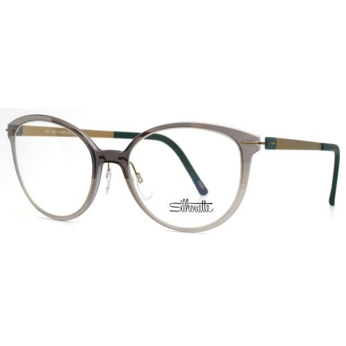 Silhouette Spx 1594 75 8640 Champagne Jungle Womens Eyeglasses 51-18-130 B:42