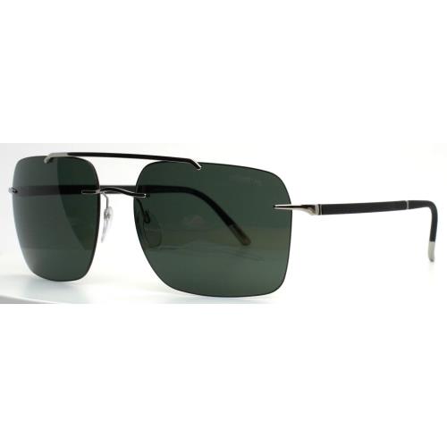 Silhouette Sun C-2 8708 75 6560 Black Ruthenium Mens Sunglasses 59-17-140 B:47