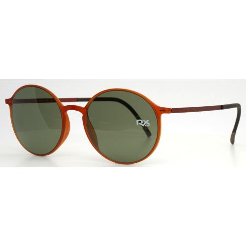 Silhouette Spx 4075 75 2540 Orange Unisex Round Sunglasses 49-18-150 B:45