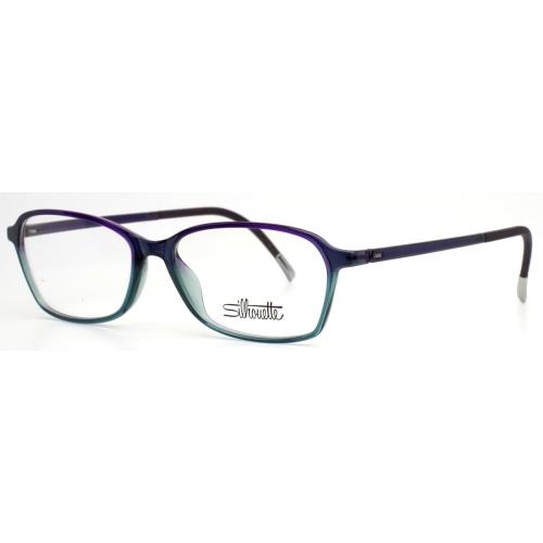 Silhouette Spx 1605 75 4010 Purple Green Fade Womens Eyeglasses 50-14-130 B:31